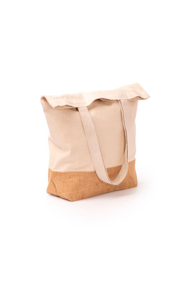 Mendes recycled cotton and natural yute bag 330g