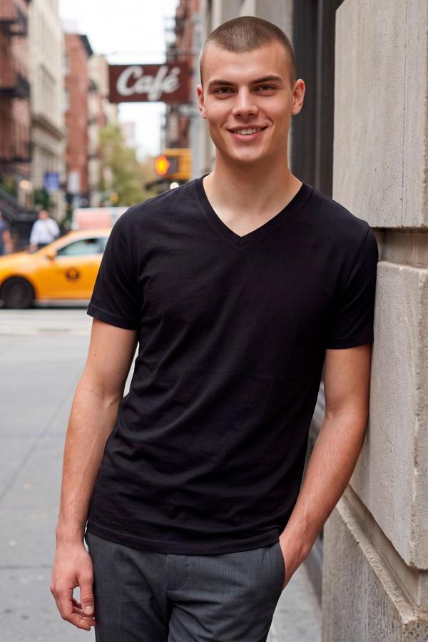 V-Neck T-Paita